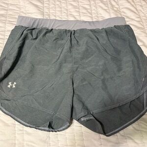 Under Armour Women's Charcoal Gray Athletic Shorts
